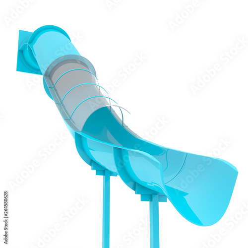 Water slides 3d render