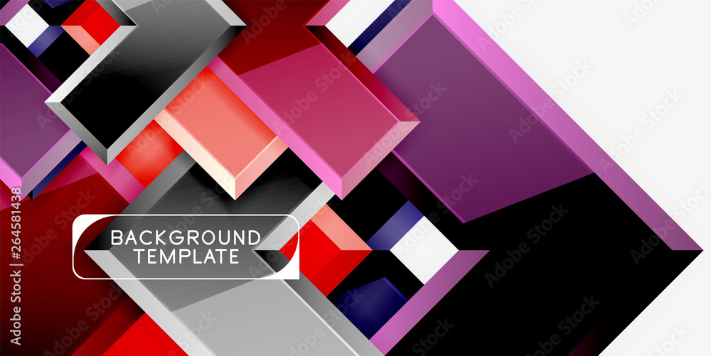 Glossy arrows geometric background Glossy arrows geometric background