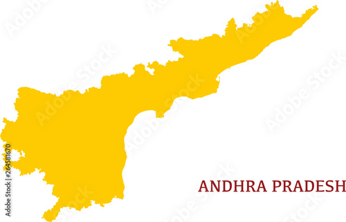 Andhra Pradesh Map photo
