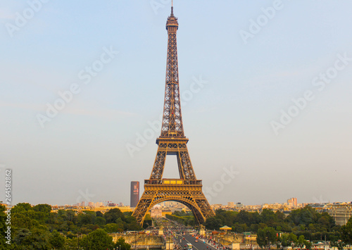 Torre eifel de paris bonito panorama