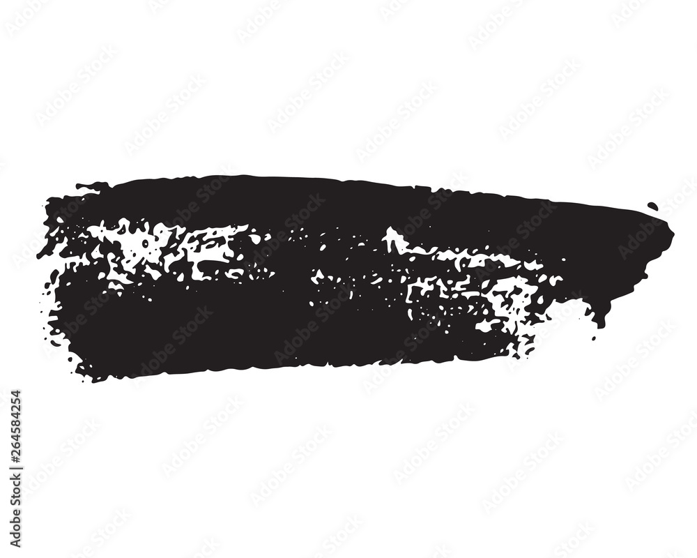 Brush strokes Set hand drawn grunge texture vector illustration isolated on white background Brush strokes Set hand drawn grunge texture vector illustration isolated on white background