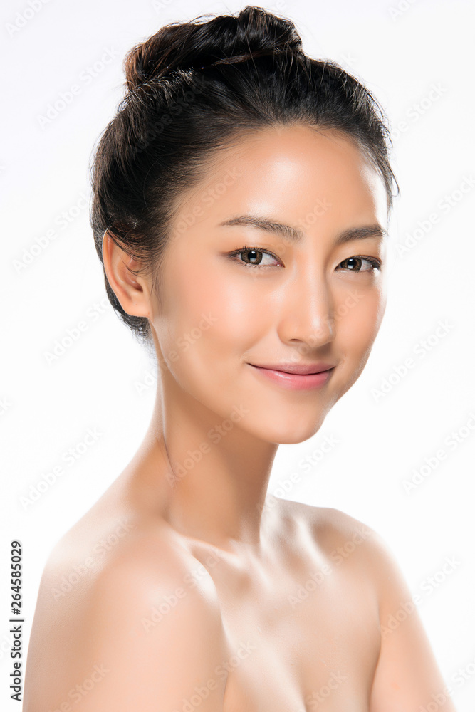 Beautiful Young asian Woman with Clean Fresh Skin Beautiful Young asian Woman with Clean Fresh Skin