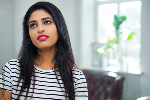 Young indian woman face close-up © Nejron Photo