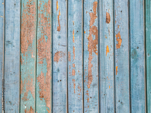 blue old wooden boards © sergmx