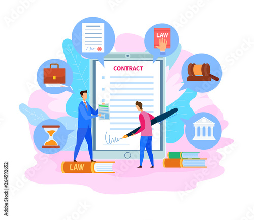 Business Partnership Contract, Cartoon Agreement