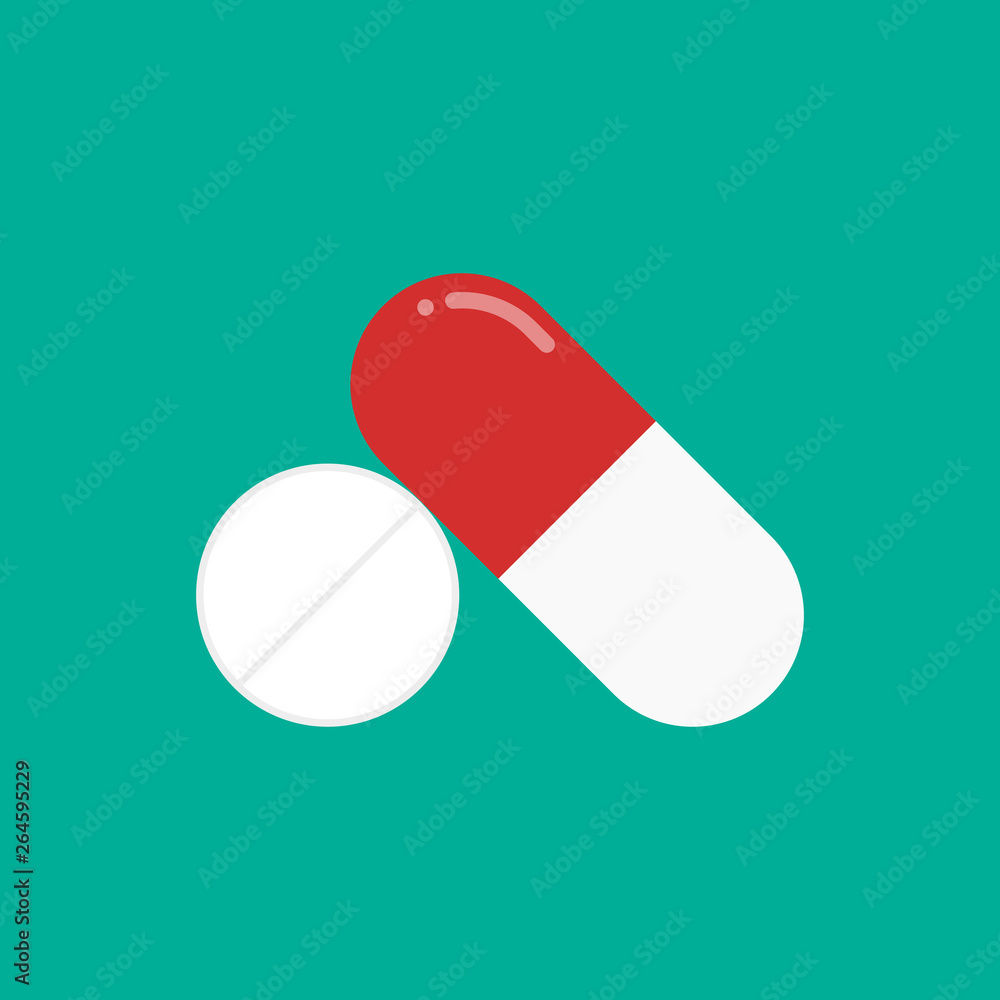 Pill and tablet icon Pill and tablet icon