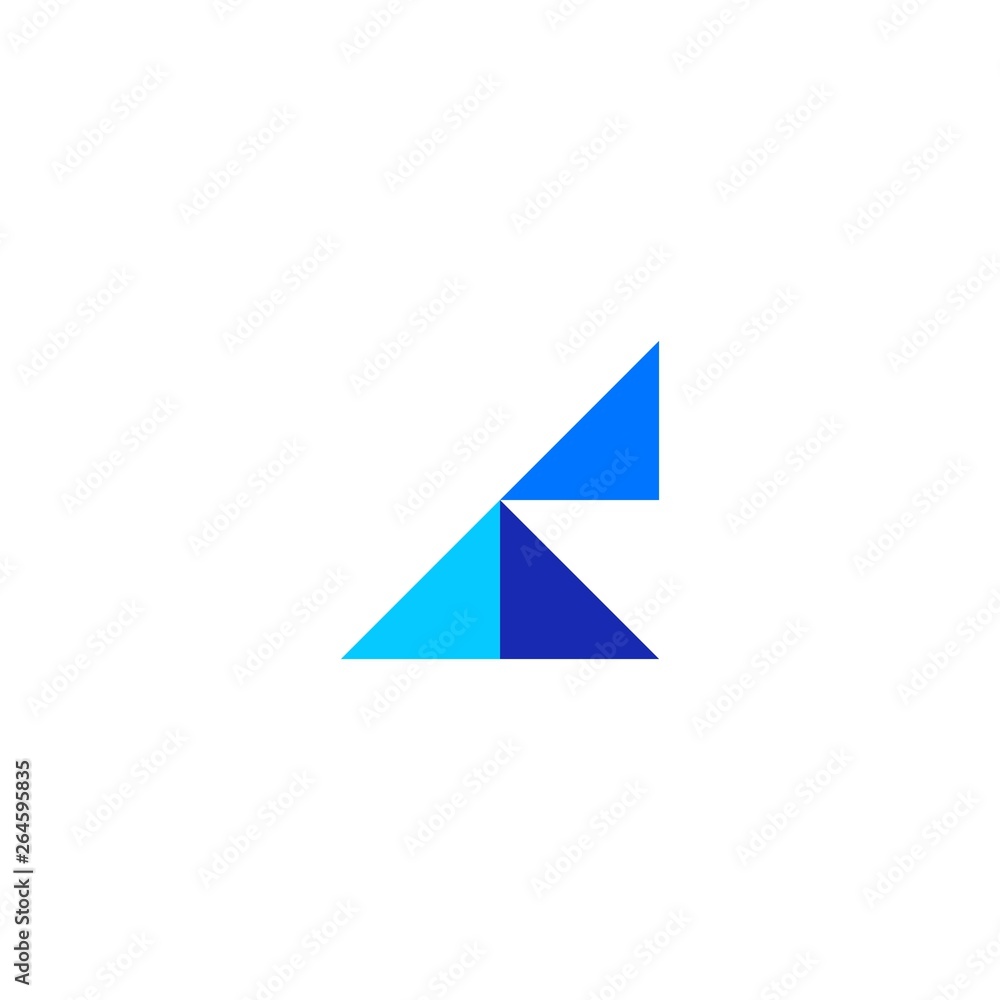 triple triangle logo vector icon illustration triple triangle logo vector icon illustration