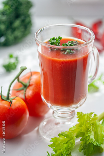 morning with tomato juice