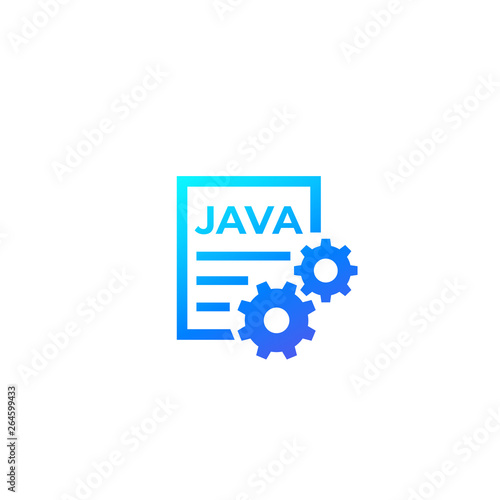 JAVA code vector icon
