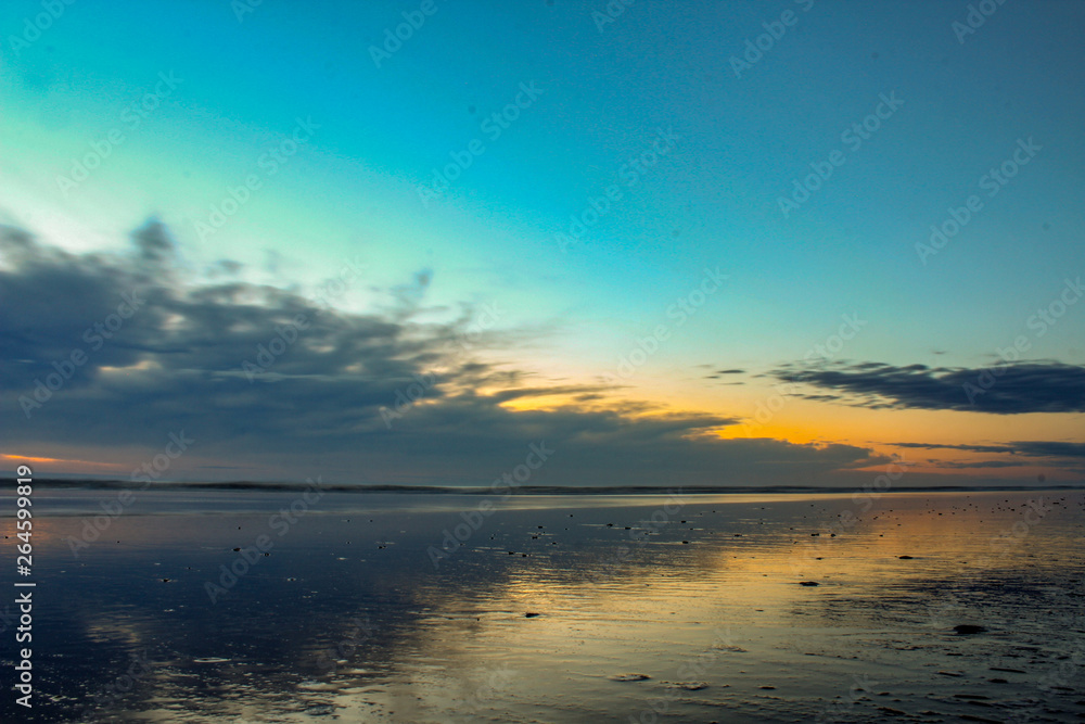 Atlantic ocean sunrise at the Outer Banks