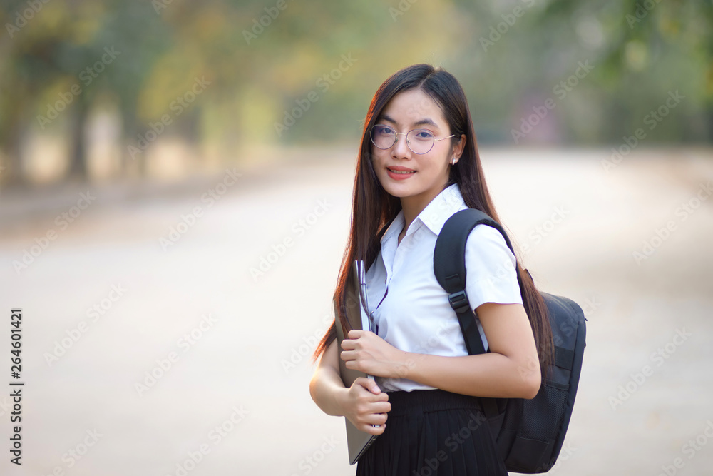 Portrait of female university student Portrait of female university student