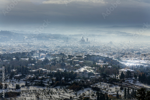 Florence under the snow © Luca Bruno