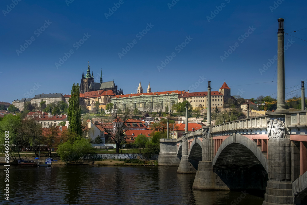 Prague city landmark