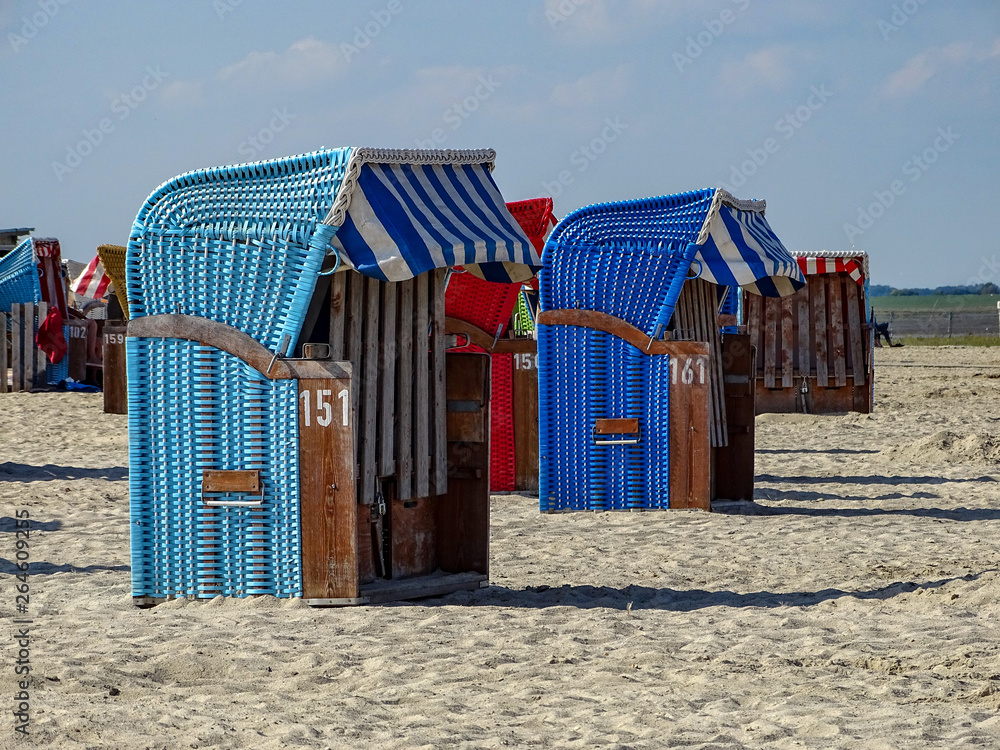 Naklejka premium Strandkörbe