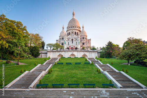 Fotografie, Obraz Sacre Coeur de Montmartre in Paris