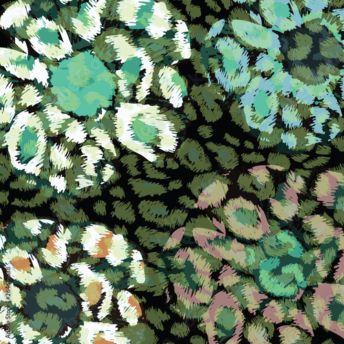Leopard pattern, jaguar pattern, animal fur