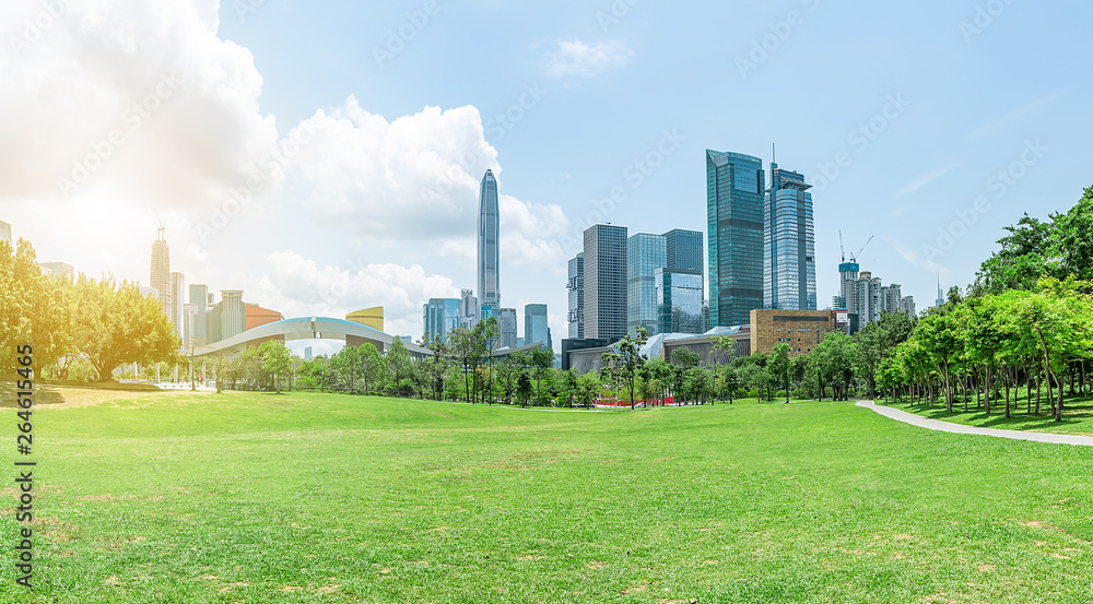 Shenzhen Lianhuashan Park Panorama