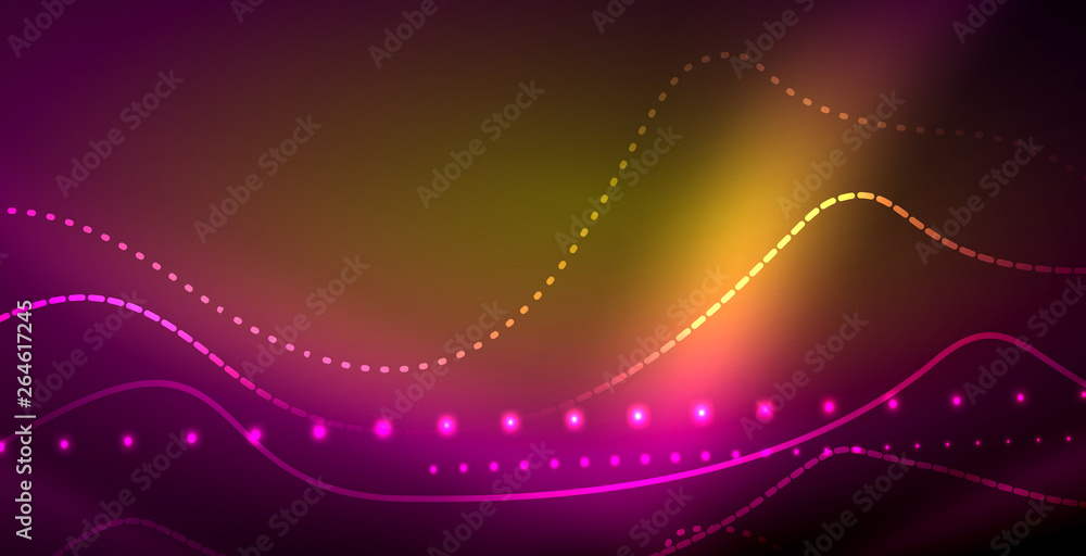 Neon lines shiny glowing background Neon lines shiny glowing background