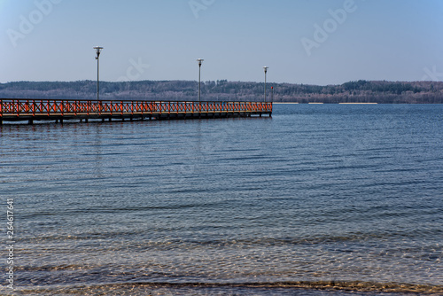 Zarnowitzer See Pier Wasser Geländer  Kaschubei © andrzej2012