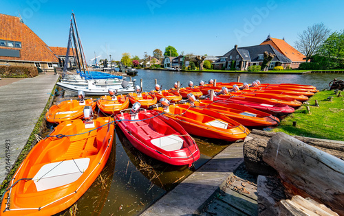 Hafen mit Mietbooten, Woudsend Holland