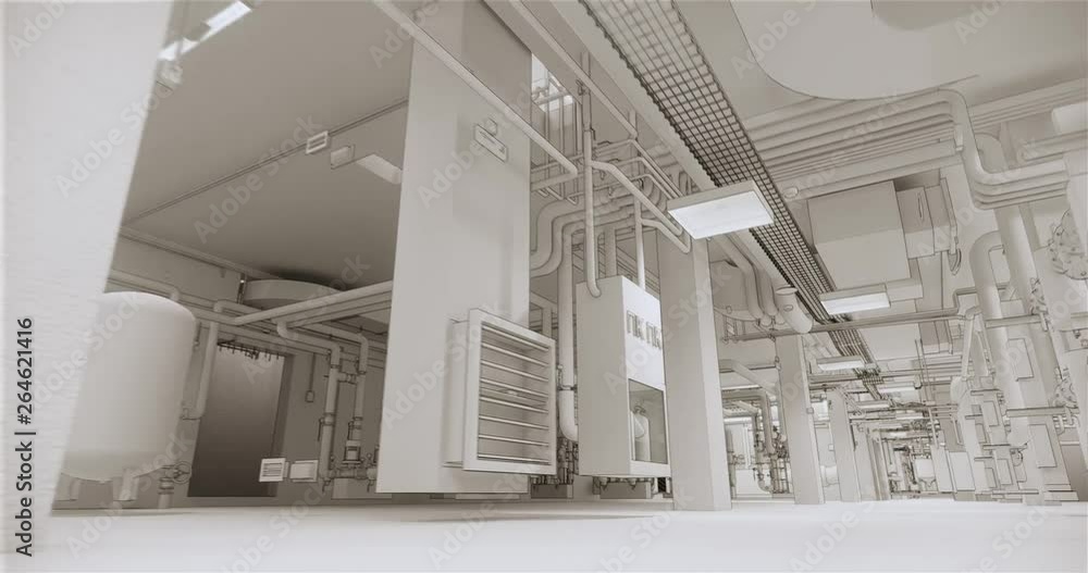 Computer design of utilities at BIM technology