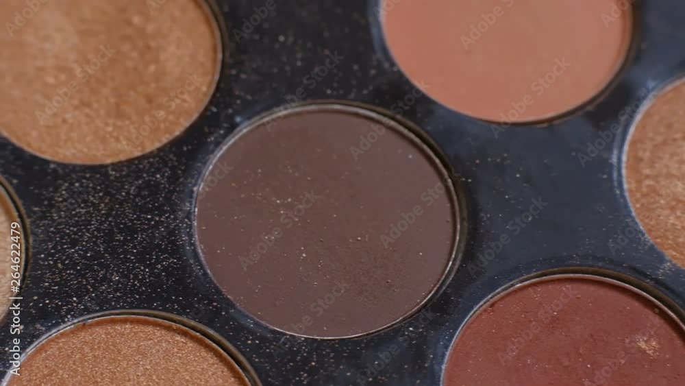 Make up colorful eye shadows palette set of colored shadows for make-up cosmetology accessories professional shadow beautiful beauty colorful cosmetic multicolor fashion glamour brush color eyeshadow