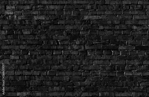 Seamless texture of black Brickwall.