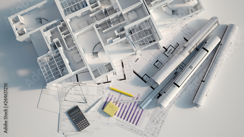 Apartment building project ...