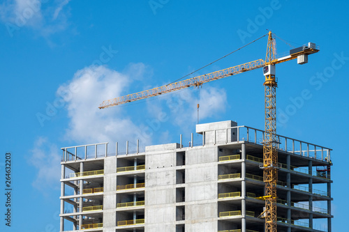 Construction Site With A Crane