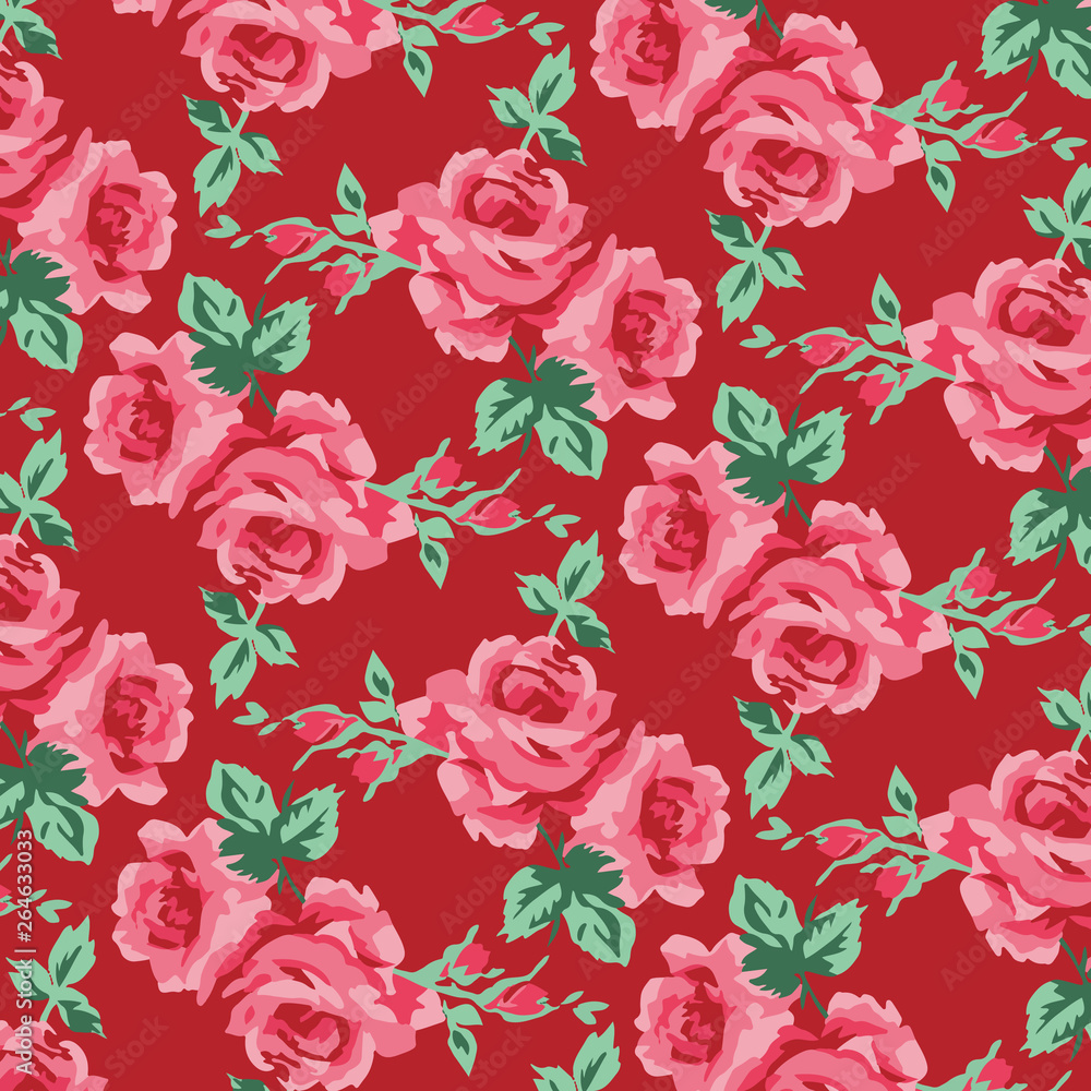custom made wallpaper toronto digitalFashionable pattern in small flowers. Floral background for textiles