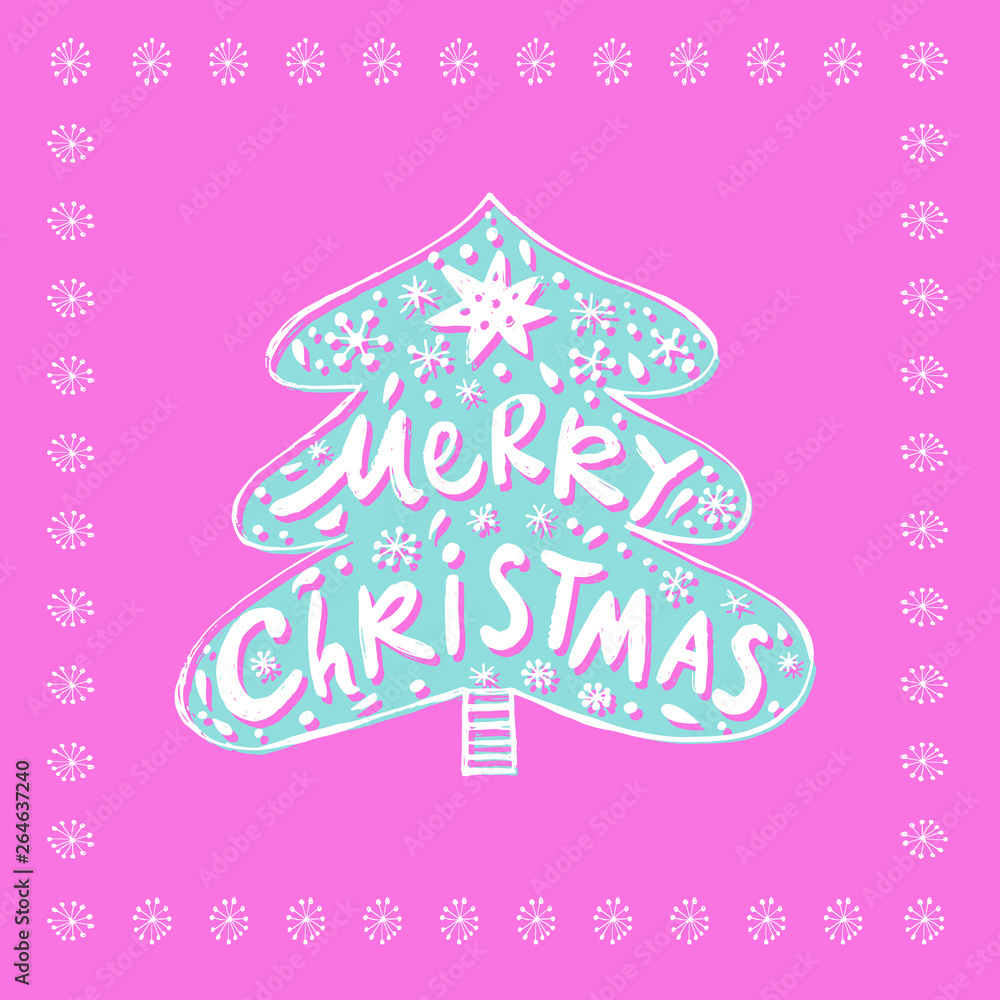 Naklejka premium Christmas card154