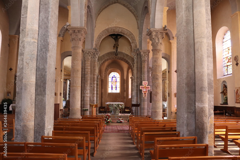 Ville de Monistrol sur Loire en Haute Loire - Auvergne - Eglise Saint Marcellin