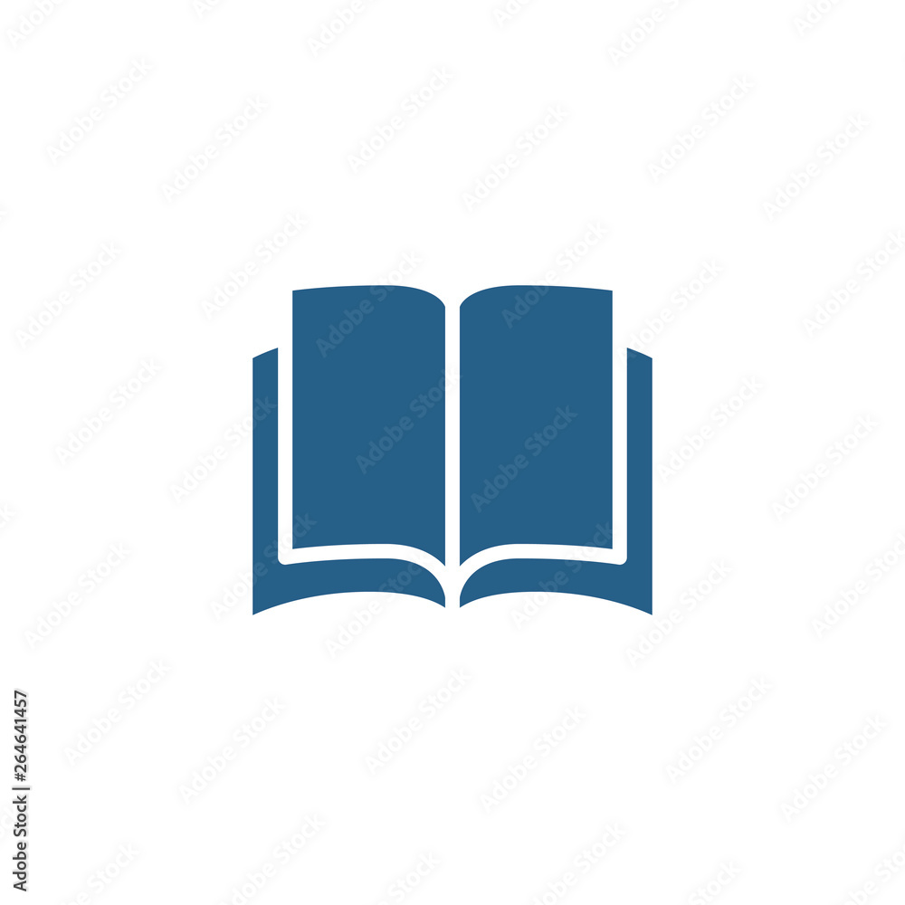 Book vector icon. Open pages symbol. Book vector icon. Open pages symbol.