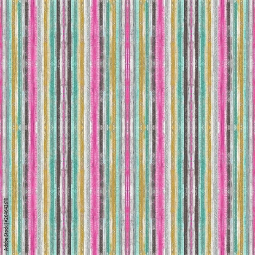 turquoise, light grey, olive green, pink, grey brushed background. multicolor painted with hand drawn vintage details. seamless pattern for wallpaper, design concept, web, prints or texture.