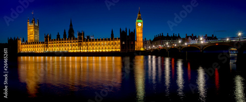 UK, england, London, House of Parliament Big Ben panorama