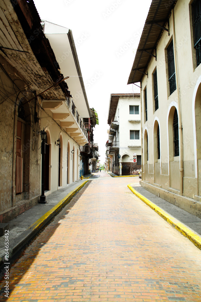 Fototapeta premium calle de pueblo