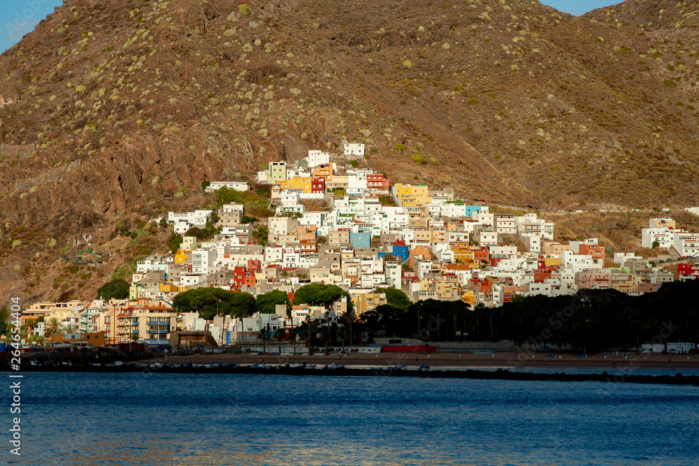 typical village in the Canary Islands