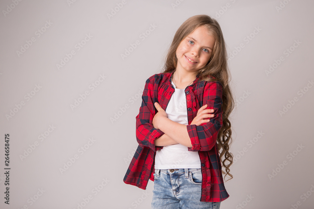 schoolgirl girl on light background schoolgirl girl on light background