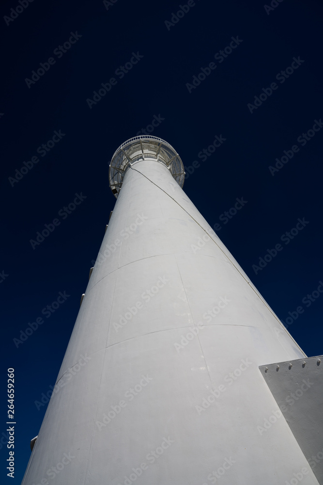 Castlepoint Lighthouse in the Wairarapa, New Zealand on a clear sunny day Castlepoint Lighthouse in the Wairarapa, New Zealand on a clear sunny day
