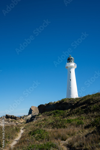 Castlepoint Lighthouse in the Wairarapa, New Zealand