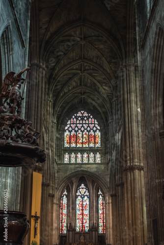 Inside of the Cathedral Saint-Andre