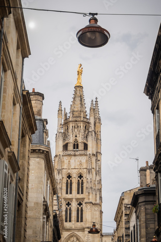 The Pey Berland tower from the streets of Bordeaux