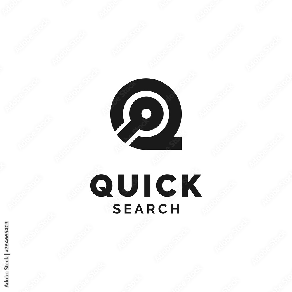 Initial Q with Search icon Logo Design Inspiration Initial Q with Search icon Logo Design Inspiration