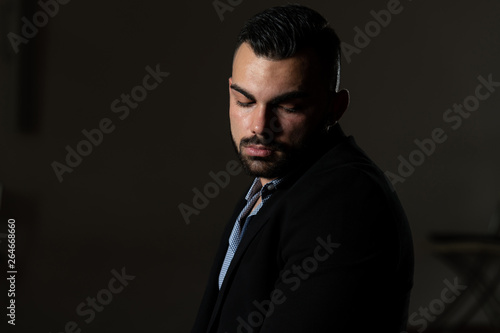 Businessman Prayer at Mosque