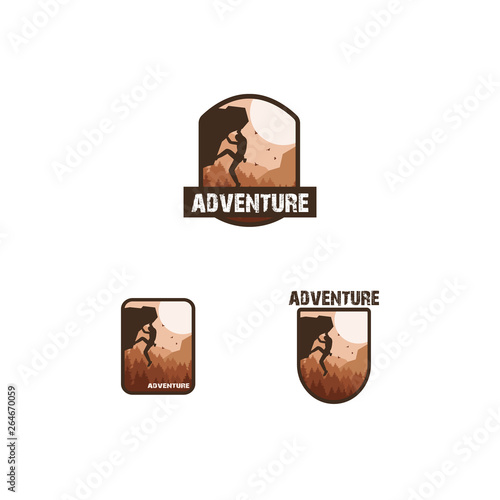 adventurer logo set