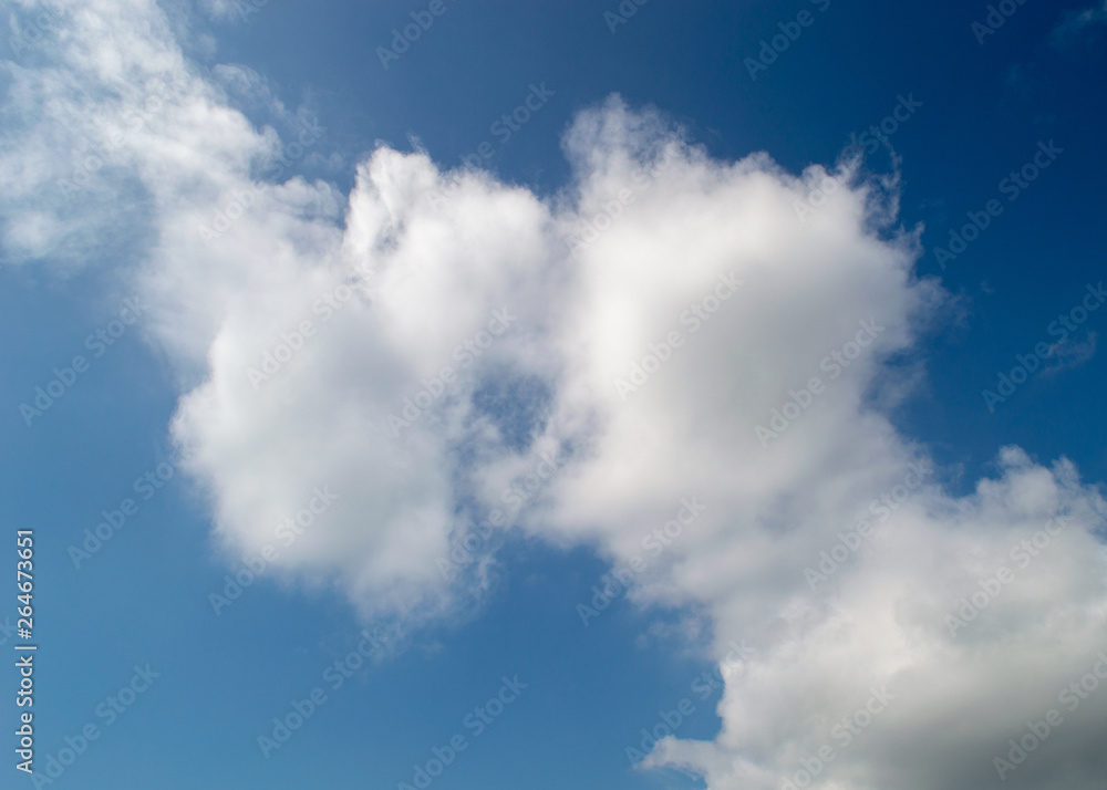 Clouds in Bright blue sky Clouds in Bright blue sky