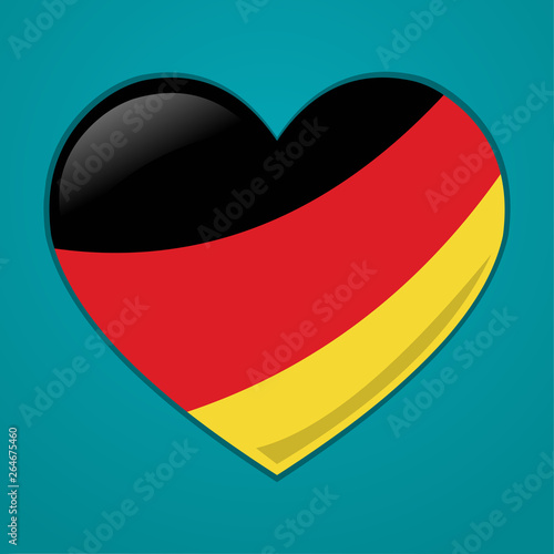 heart with germany flag vector symbol illustration Free Download heart with germany flag vector symbol illustration - GFXLoad