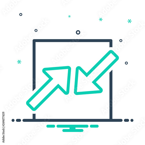 Mix line icon for competing interests 