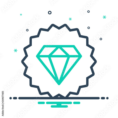 Mix line icon for premium quality 