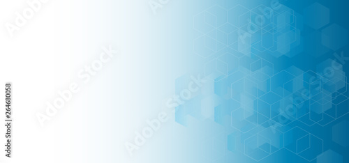 The abstract blue graphic for background content.
